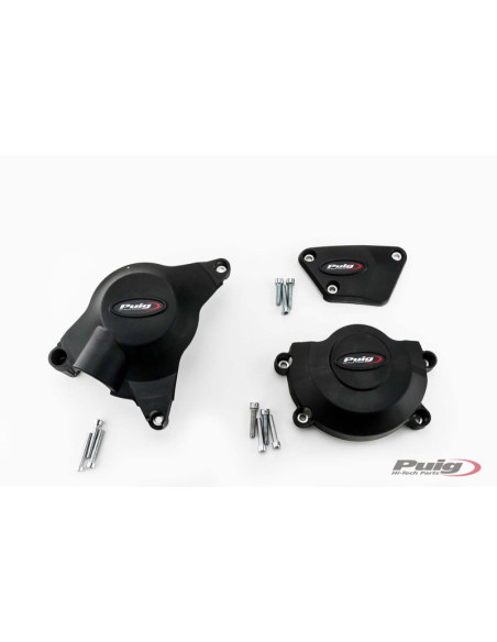 Proteccion de motor de pista Puig para Yamaha YZF-R6 2007 negra