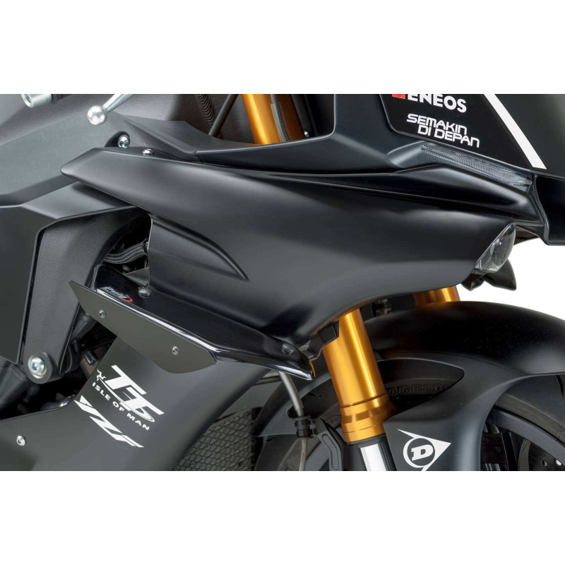 Aleron lateral Puig Downforce Sport Yamaha YZF-R1 17-19 Negro