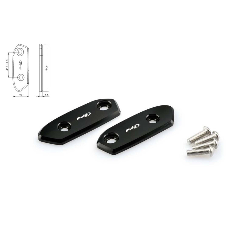 puig tappo foro specchietto per suzuki gsx-r1000 r 17-19 nero