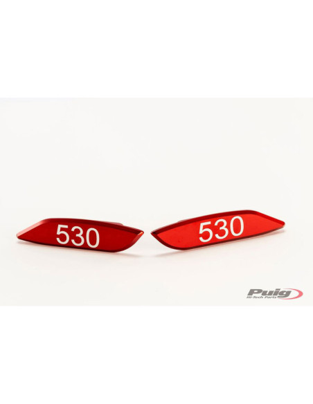 Puig mirror hole cap for Yamaha T-Max 530 SX 17-19 red