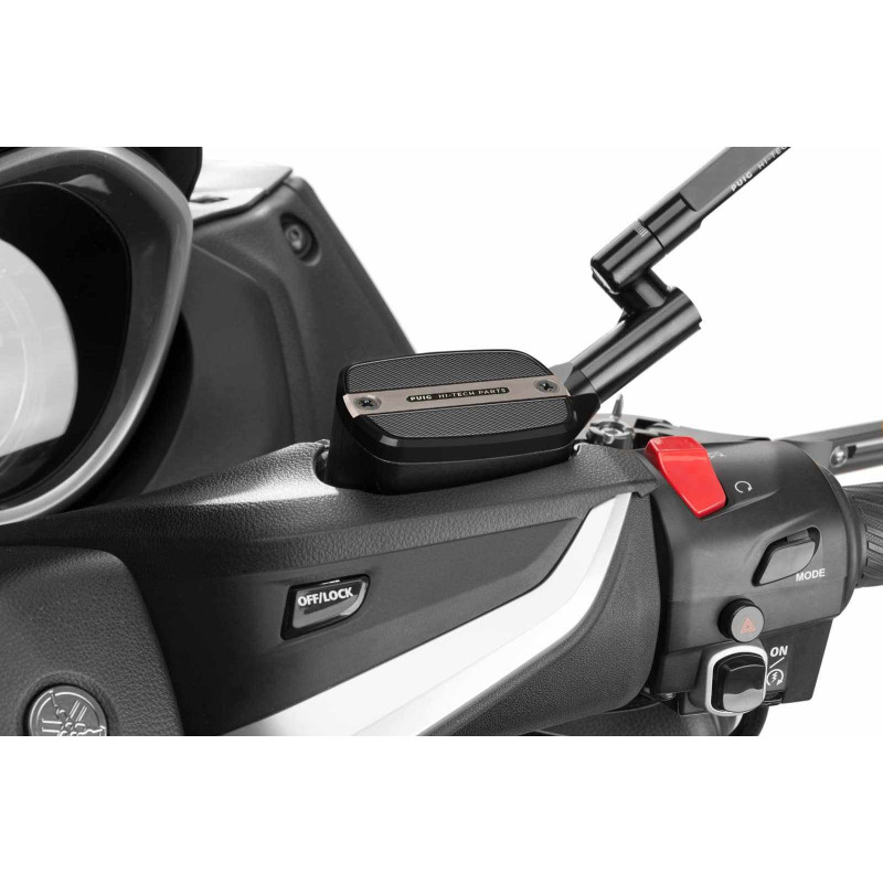 Tapon deposito liquido freno delantero Puig delantero/trasero para Yamaha T-Max 530 DX 17-19 plata