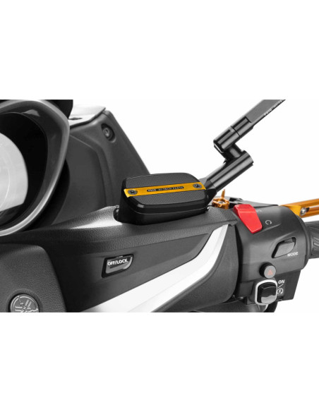 Tapon deposito liquido freno delantero Puig delantero/trasero para Yamaha T-Max 530 SX 17-19 dorado