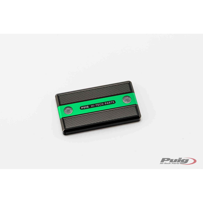 Tapon deposito liquido freno delantero Puig para Suzuki DL1050 V-Strom 23-25 verde