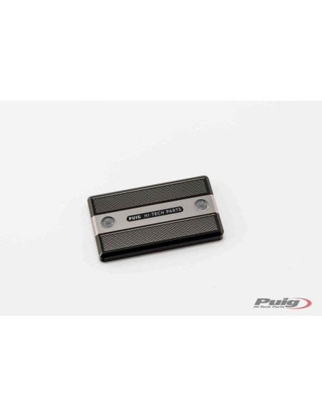 Tapon deposito liquido freno delantero Puig para Suzuki DL650XT V-Strom 21-25 plata