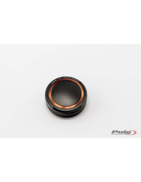 Tapon deposito liquido freno delantero Puig para Suzuki SV650X 22-24 naranja