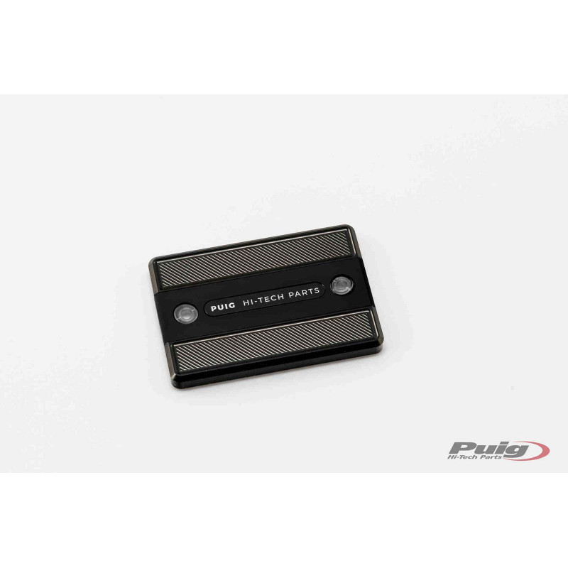 Tapon deposito liquido freno delantero Puig para Yamaha Tracer 7 2025 negro
