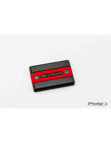 Tapon deposito liquido freno delantero Puig para Yamaha Tracer 7 GT 23-24 rojo