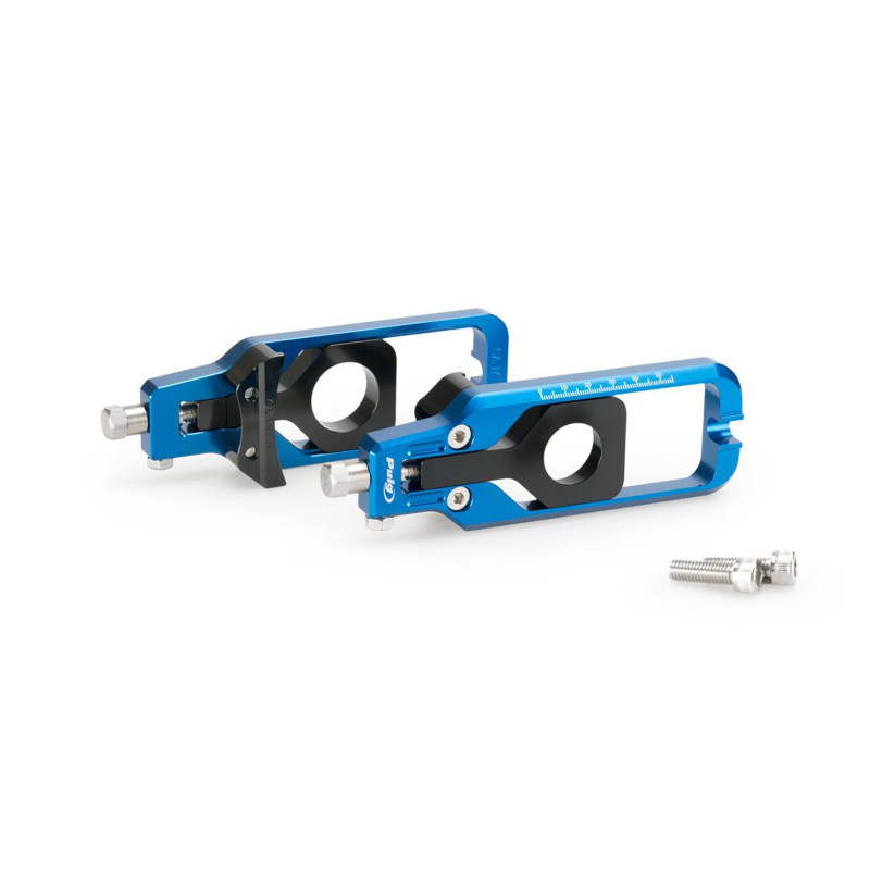 Tendeur de chaine Puig pour Yamaha YZF-R1M 17-19 bleu