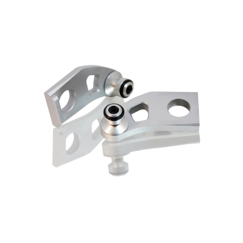 Ajustador de cinturon de moto de carreras para Yamaha T-Max 530 SX 17-19, color plateado