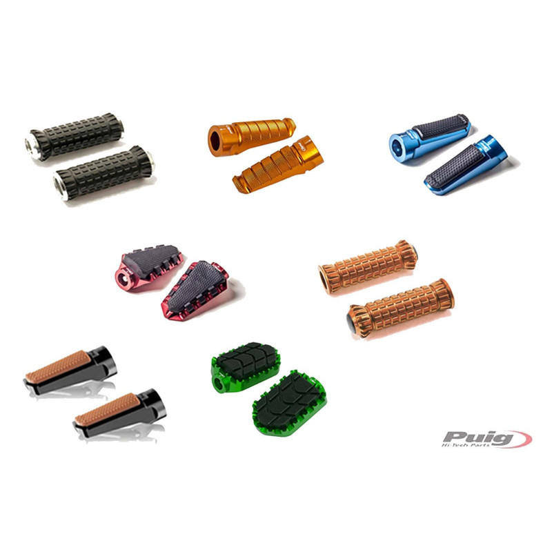Estriberas Puig Triumph Street Triple R 23-25 (atencion: las estriberas no incluyen el adaptador)