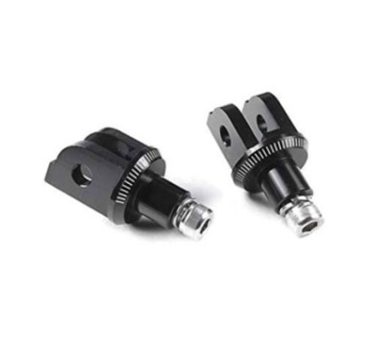 PUIG POGG-ADAPTER FESTE FAHRER- UND BEIFAHRERHARLEY D. SPORTSTER 883 IRON XL883N 09-12 SCHWARZ