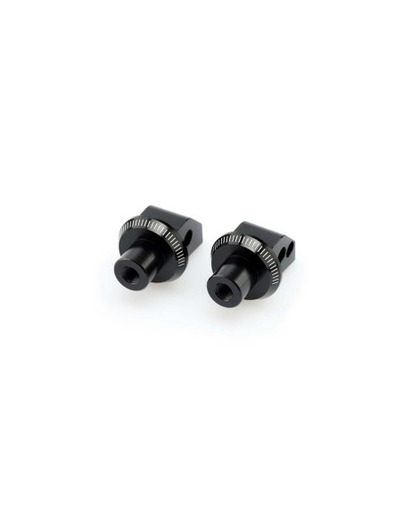 Adaptadores Puig para estriberas fijas de pasajero Honda CBR650R 19-25 negro