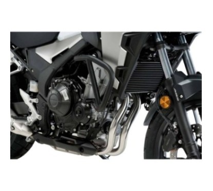 PUIG BARRE DI PROTEZIONE MOTORE HONDA CB500X 19-21 NERO