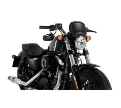 PUIG CARENAGE AVANT HARLEY D. SPORTSTER FORTY-EIGHT 17-20 NOIR OPAQUE