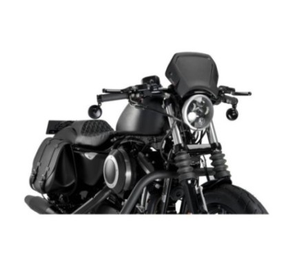 PUIG CARENADO DELANTERO ALUMINIO HARLEY D.SPORTSTER 883 IRON 09-12 NEGRO