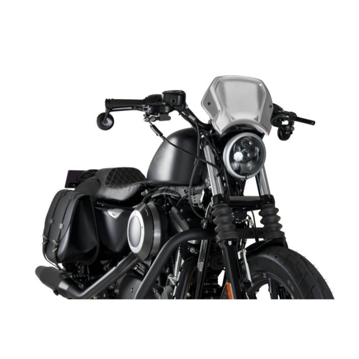 PUIG CARENADO DELANTERO ALUMINIO PARA HARLEY D.SPORTSTER 883 IRON 09-12 PLATA