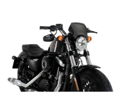 PUIG CARENAGE AVANT EN ALUMINIUM HARLEY D. SPORTSTER FORTY-EIGHT 17-20 NOIR