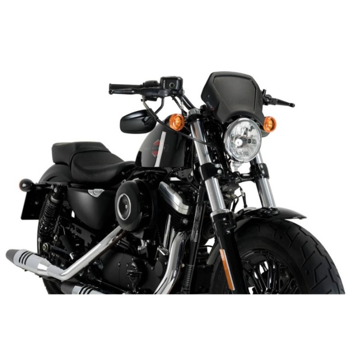 PUIG CARENAGE AVANT EN ALUMINIUM POUR HARLEY D. SPORTSTER FORTY-EIGHT 17-20 NOIR