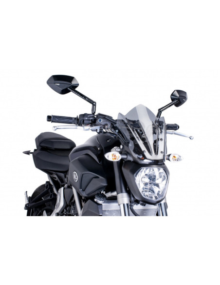 Bulle Puig Naked NG Sport pour Yamaha MT-07 2017, teinte fumee claire