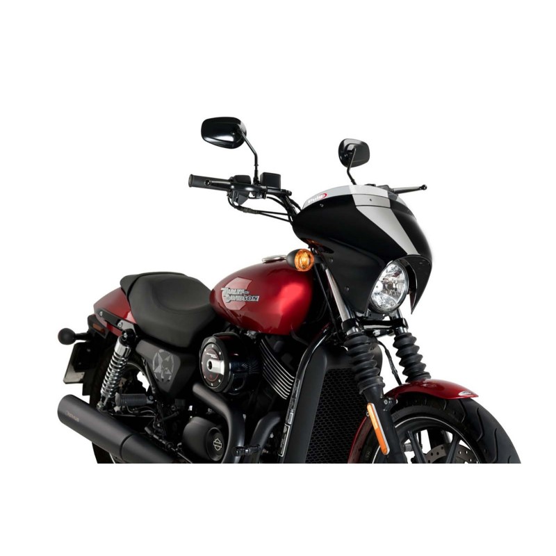 PUIG CUPOLINO BATWING SML SPORT HARLEY D. STREET 750 XG750 15-20 FUME CHIARO