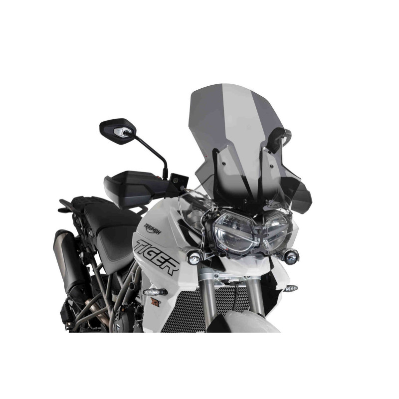 Pare-brise Puig Touring pour Triumph Tiger 800 XRX 18-19, teinte fumee foncee