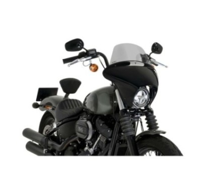 PUIG CUPOLINO BATWING SML TOURING HARLEY D. SOFTAIL STREET BOB FXBB 21-23 FUME CHIARO