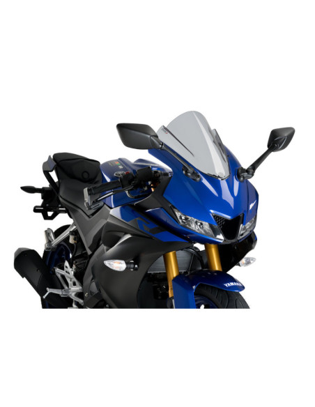 Pare-brise Puig Z-Racing pour Yamaha YZF-R125 21-22, fumee claire