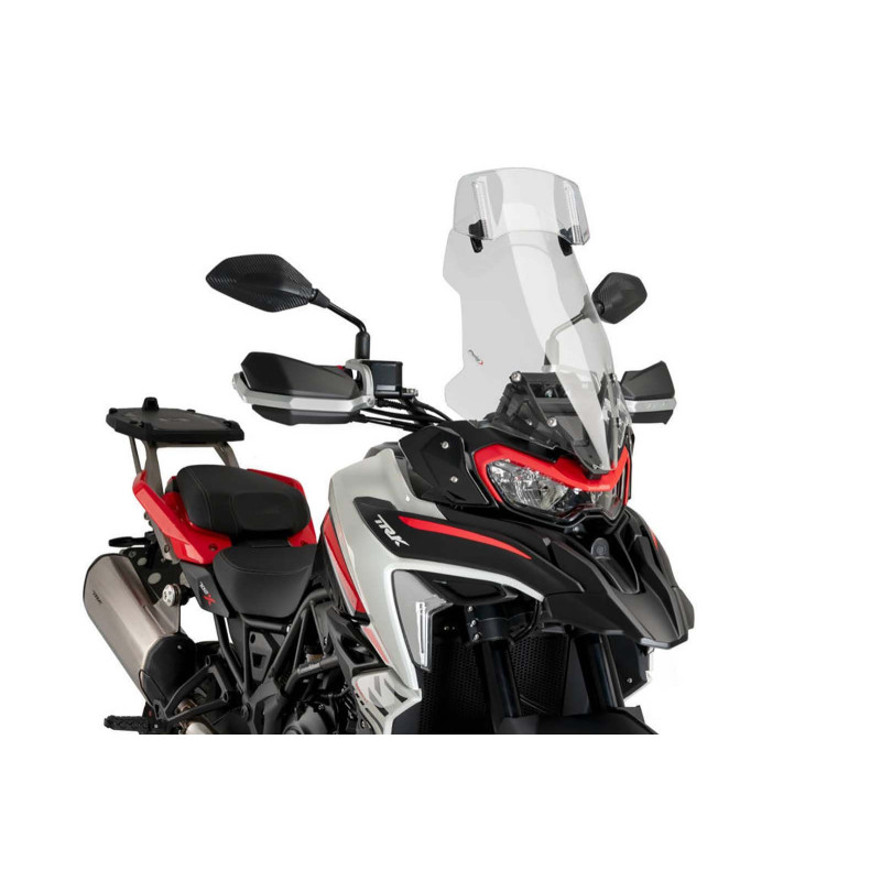 Puig Touring screen-Visor for Benelli TRK 702 x 2026 Clear