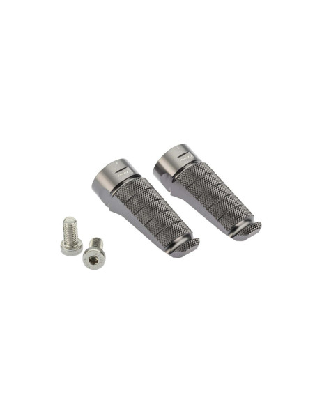 PUIG FOOTREST MODEL RACING COLOR TITANIUM - Dimensions: 72x27 mm. Weight: 90 gr | Puig