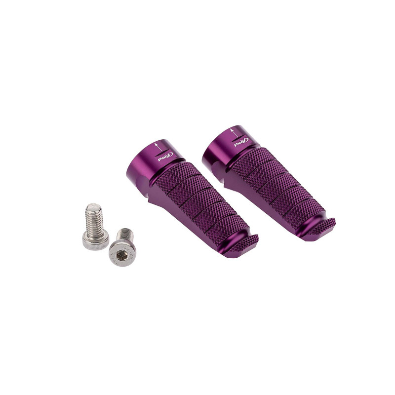 PUIG POGGIAPIEDI MODELLO RACING COLORE VIOLA - Dimensioni: 72x27 mm. Peso: 90 gr | Puig