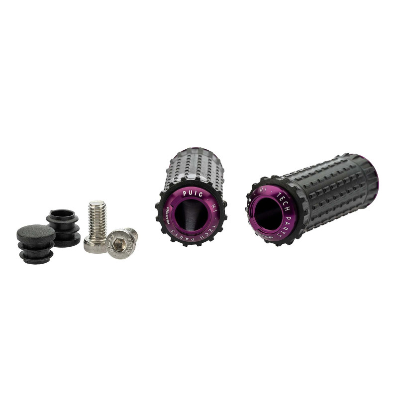 PUIG POGGIAPIEDI MODELLO R-FIGHTER S COLORE VIOLA - Dimensioni: 74.5x26 mm. Peso: 90 gr | Puig