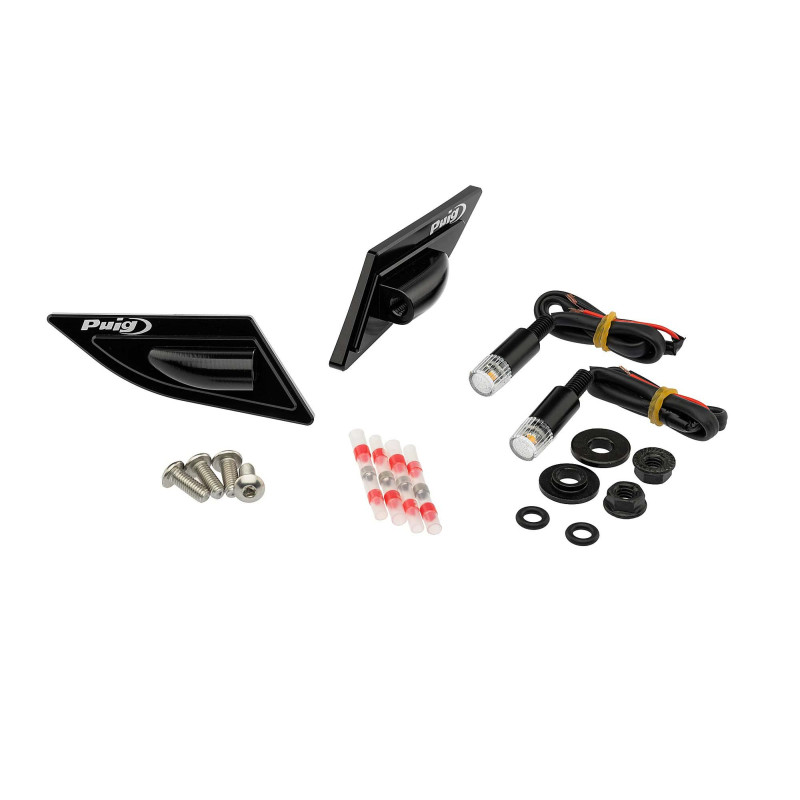 PUIG SPIEGELLOCHKAPPEN MIT TAB BLINKERN DUCATI PANIGALE V4 R 23-24 SCHWARZ | Puig