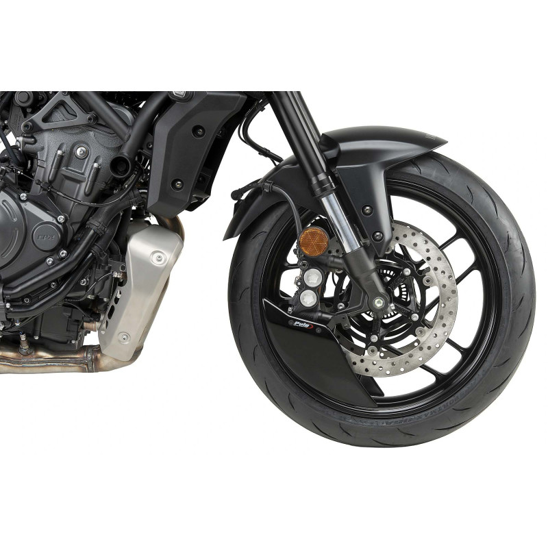 Deflector aerodinamico Puig para rueda delantera Yamaha MT-07 Y-AMT 25-26 negro