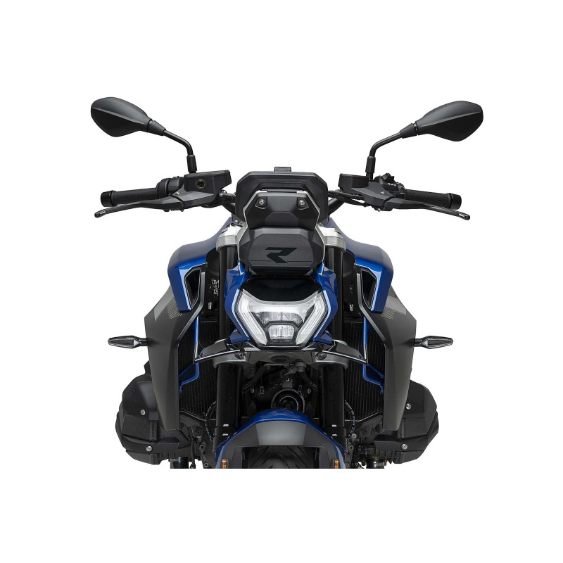 Spoiler delantero Puig Downforce para BMW R1300R naked opcion 719 2025 color negro.