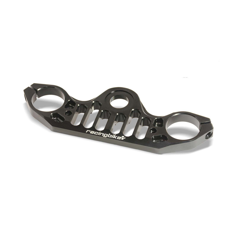 Placa superior de direccion para moto de carreras Yamaha YZF-R1M 17-19 negra
