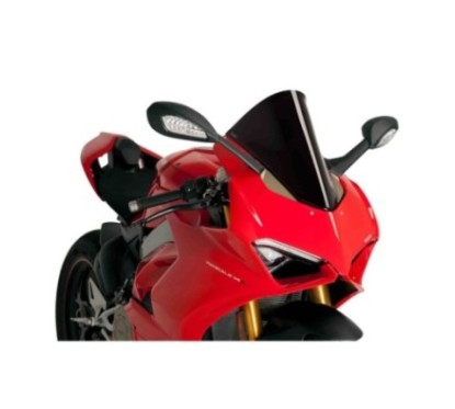 PUIG CUPOLINO R-RACER PER DUCATI PANIGALE V4 ANNO 18-19 COLORE NERO.