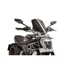 PUIG NAKED N.G. TOURING SCREEN ADJUSTABLE DUCATI X DIAVEL S 16-18 BLACK