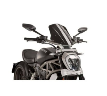 PUIG CUPULA NAKED N.G. TOURING AJUSTABLE DUCATI X DIAVEL S 16-18 NEGRO