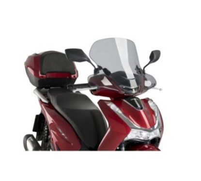 PUIG PARE - BRISE SCOOTER CITY TOURING HONDA SCOOPY SH125i 20-21 FUMEE CLAIR