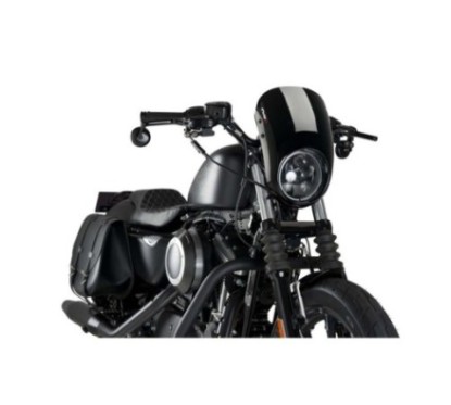 PUIG CUPOLINO SEMICARENATO ANARCHY HARLEY D. SPORTSTER XL883N IRON 09-12 NERO