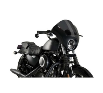 PUIG CUPOLINO SEMICARENATO DARK NIGHT HARLEY D. SPORTSTER XL883N IRON 09-12 FUME SCURO