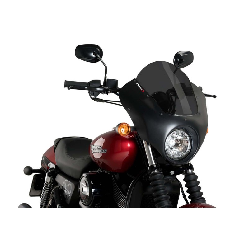 PUIG HARLEY D. STREET 750 XG750 15-20 DARK SMOKE HARLEY D. STREET 750