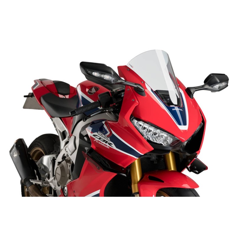 PUIG PARE - BRISE R-RACER HONDA CBR1000RR SP SP2 FIREBLADE 17-19 TRANSPARENT