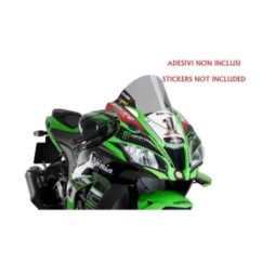 PUIG CUPOLINO R-RACER PER KAWASAKI ZX-10R ANNO 16-20 COLORE FUME CHIARO