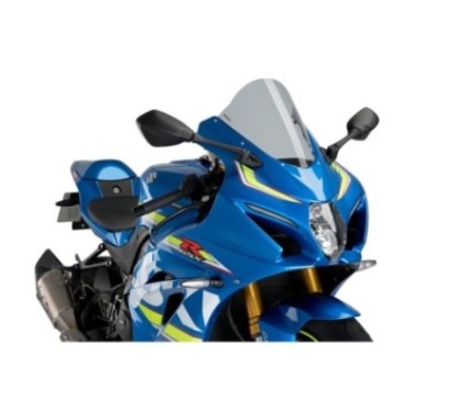 PUIG CUPOLINO R-RACER PER SUZUKI GSX-R1000/R ANNO 17-22 COLORE FUME CHIARO