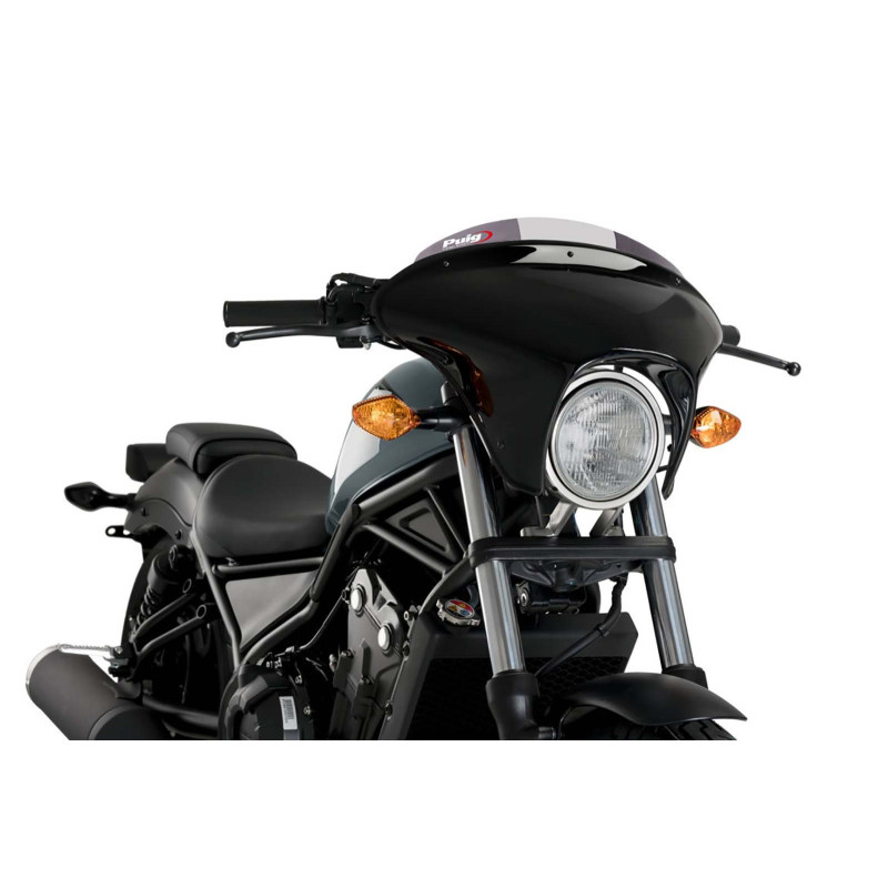 puig batwing sml sport windshield for honda cmx500 rebel 17 19 light smoke 21059h