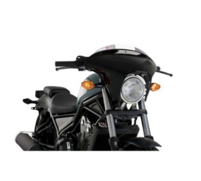 PUIG CUPOLINO BATWING SML SPORT PER HONDA CMX500 REBEL ANNO 17-19 COLORE TRASPARENTE