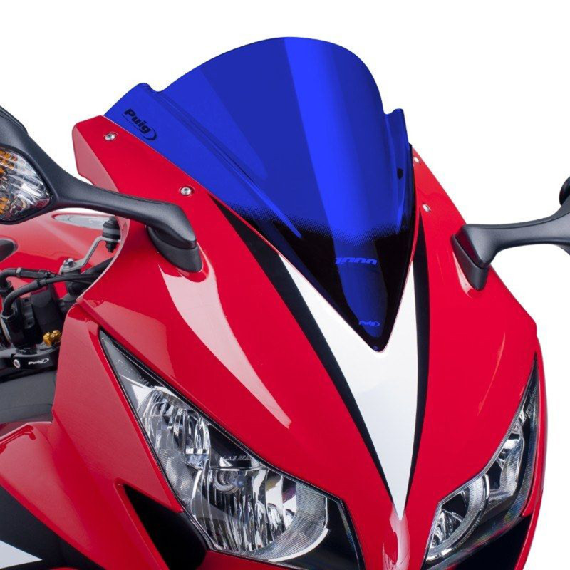Pare-brise Puig Z Racing pour Honda CBR1000RR Fireblade 12-16 bleu