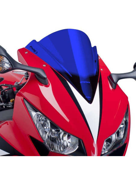 Pare-brise Puig Z Racing pour Honda CBR1000RR Fireblade 12-16 bleu