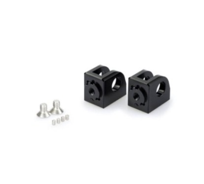 ADAPTATEURS DE RANGEMENT REGLABLES PUIG POUR PILOTE KAWASAKI Z750 04-06 NOIR